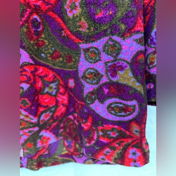 Vintage 60’s Flower Child Groovy Tunic Blouse/ Vintage Boho Hippie Paisley Top - Picture 7 of 13